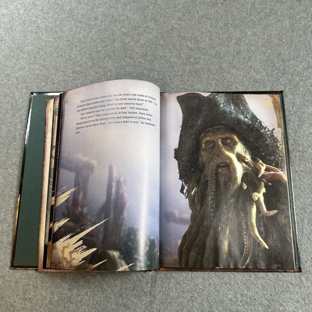 Disney Pirates Caribbean Dead Man's Chest Movie Storybook 2006 HC